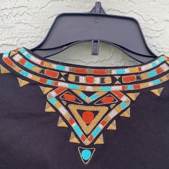 Vintage Bob Mackie Wearable Art  Top Dream Catcher Button Up NWT Sz M Y2K - Picture 10 of 11